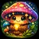 Colorful fantasy dragon avatar with iridescent scales in blue, green, and purple hues, perfect for a friendly, engaging profi